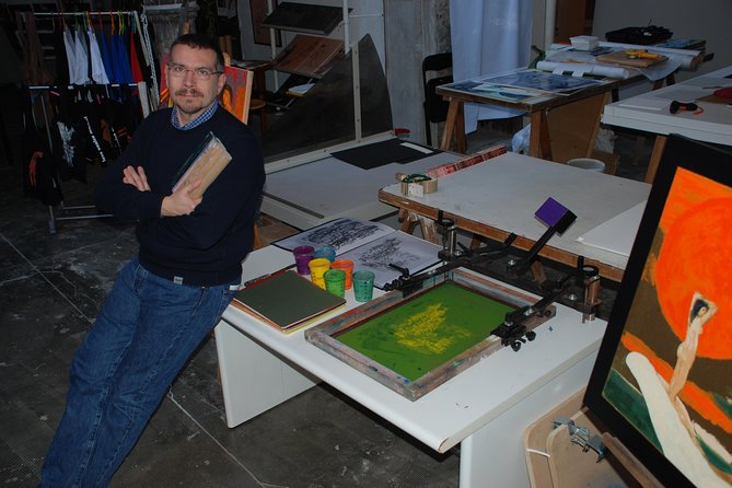 Basic Artistic Screen Printing Course - Your Studio Tour Moment: Seeing Prints Before You Print