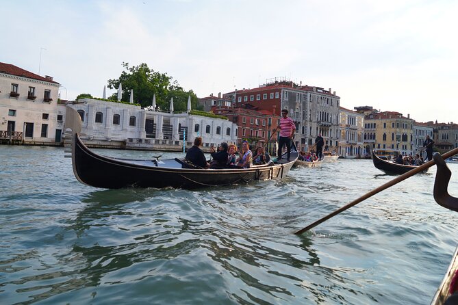Charming Gondola Ride on the Grand Canal & Gondola Gallery™ - Madonna della Salute at the entrance of the Grand Canal
