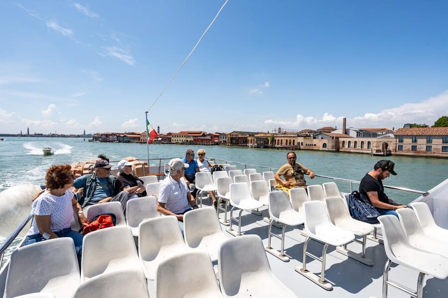 Full-day boat tour to Murano Burano Torcello from Chioggia - Murano First: Ellegi and What Glassblowing Looks Like Up Close