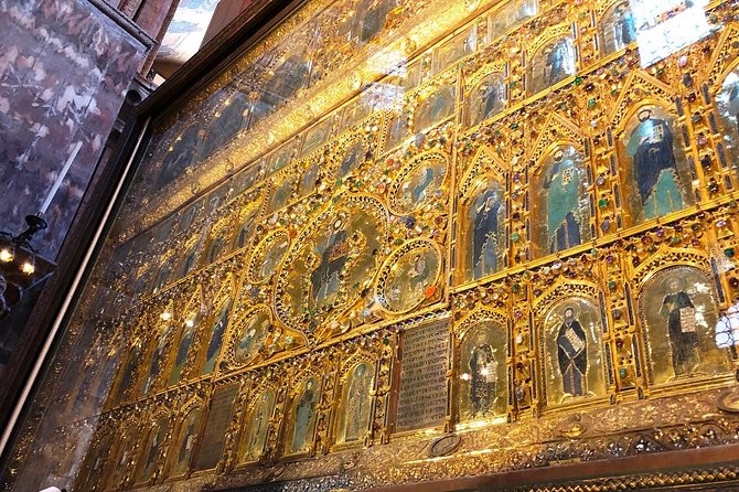 Gondola Ride and St Mark's Basilica Tour - The terrace view and the audio reality in a packed church