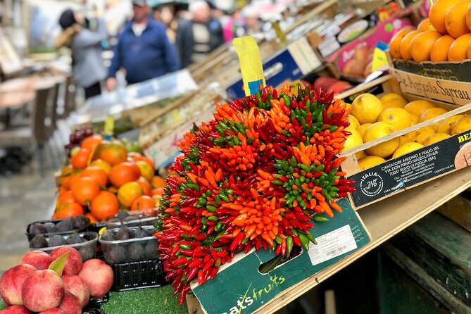 Rialto Market & Seafood Cooking Class in Murano - Inside Rialto’s Pescheria fish market: noisy, ice-cold, and real