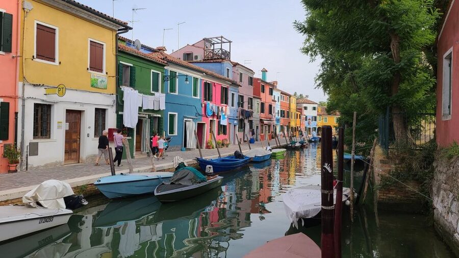 The gems of the lagoon. Torcello Burano Murano - Torcello’s Romanesque tower views and a rare quiet corner of the lagoon