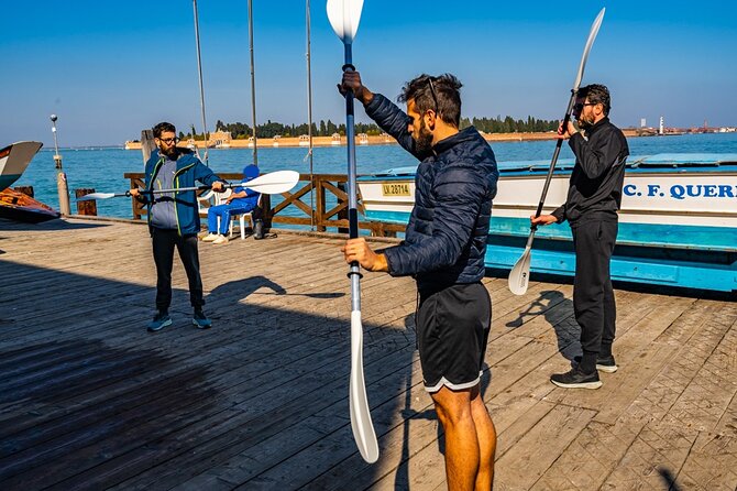 Venice Beginner's Kayak Tour: train & visit the Medieval Arsenal - Gear, clothing, and the included extras you will actually use
