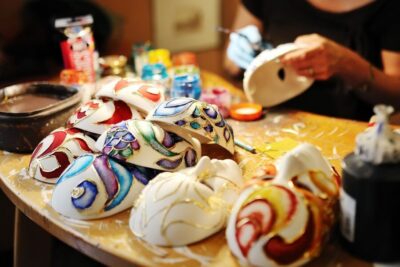 Carnival Mask Decoration Class at Casanova Prisons