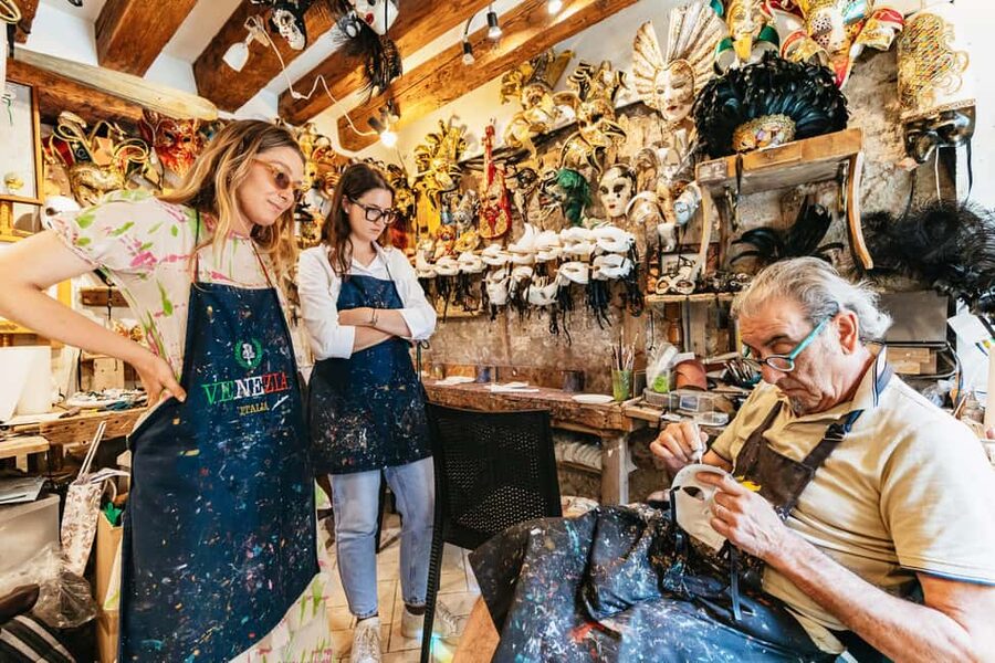 Venice: Carnival Mask Workshop - Where You’ll Make It: San Marco Area and Sometimes a Historic Prison Setting