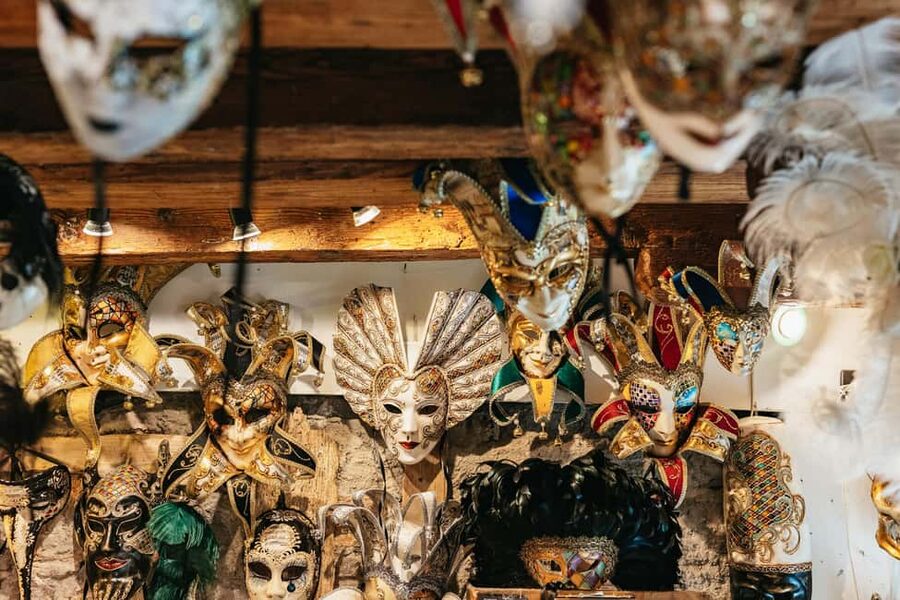 Venice: Carnival Mask Workshop - The Workshop Flow: From Base Paint to Finishing Details