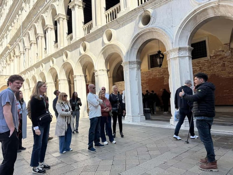 Venice: Doge Palace, San Marco Basilica & Rialto Bridge - Doge’s Palace: Golden Staircase, political power, and the darker side