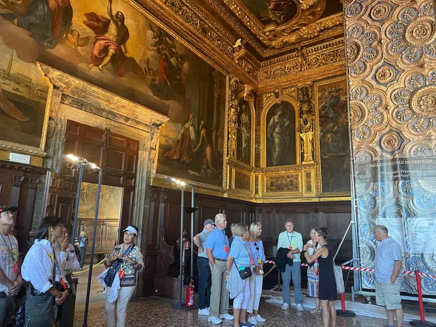 Venice: Doge's Palace Guided Tour with Optional Gondola Ride - Entering Doge’s Palace with skip-the-line tickets that save your day