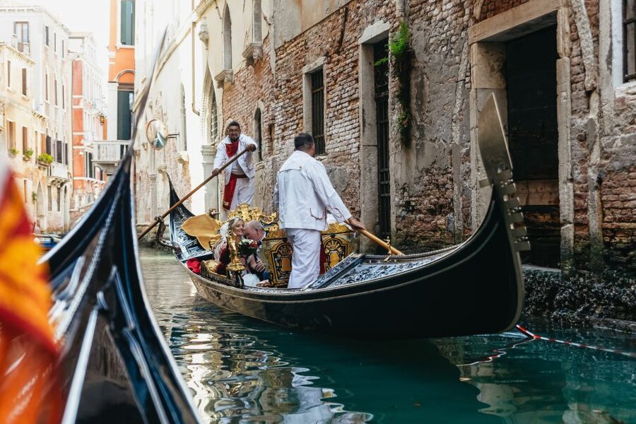 Venice: Grand Canal Gondola Ride with App Commentary - The big moment at the end: Saint Mark’s Basin view