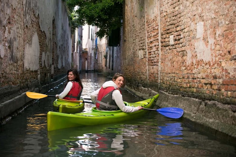 Venice: Guided Canal Kayak Tour at Day, Night, or Sunset - The full flow on the water, from safety class to the return paddle