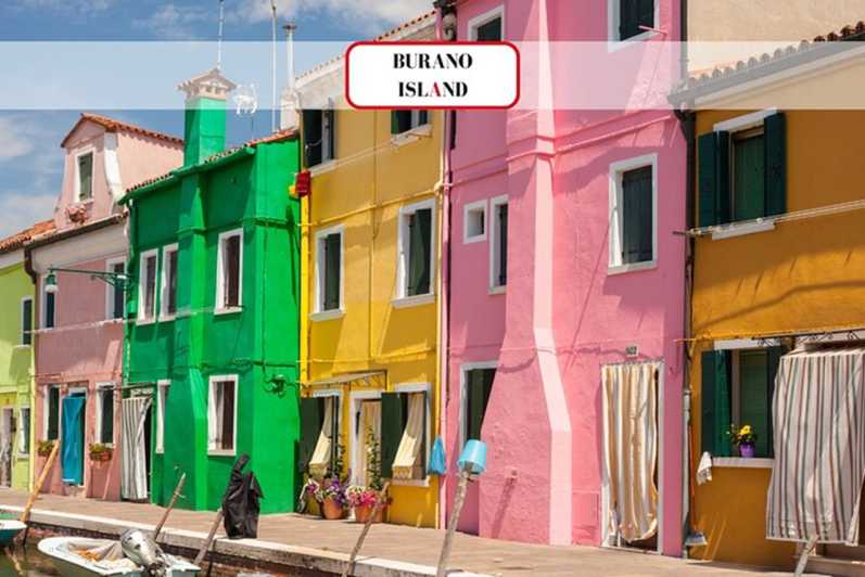 Venice Islands: Murano Glass & Burano Colors Guided Visit - Burano houses and lace-country charm: your main island exploration time