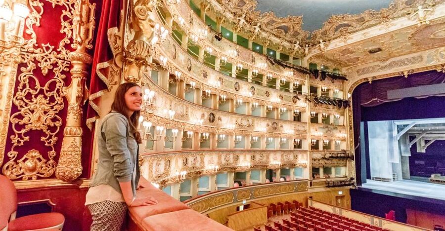 Venice: La Fenice Opera House Entry Ticket with Audio Guide - What you see inside La Fenice: seats, boxes, paintings, and the Callas stop