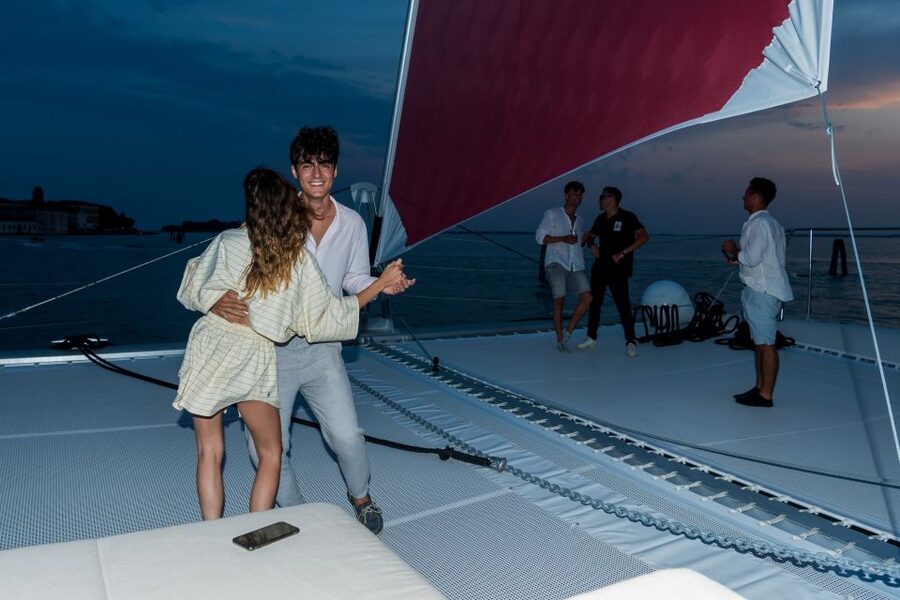 Venice: Night Catamaran Cruise of the Lagoon - Saxophone and Spritz: How the Bar Service Keeps the Evening Easy