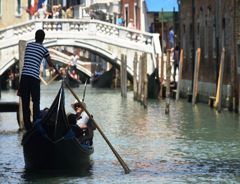 Venice: Shared Gondola Ride - Bridges, rain, and the Grand Canal stretch people remember