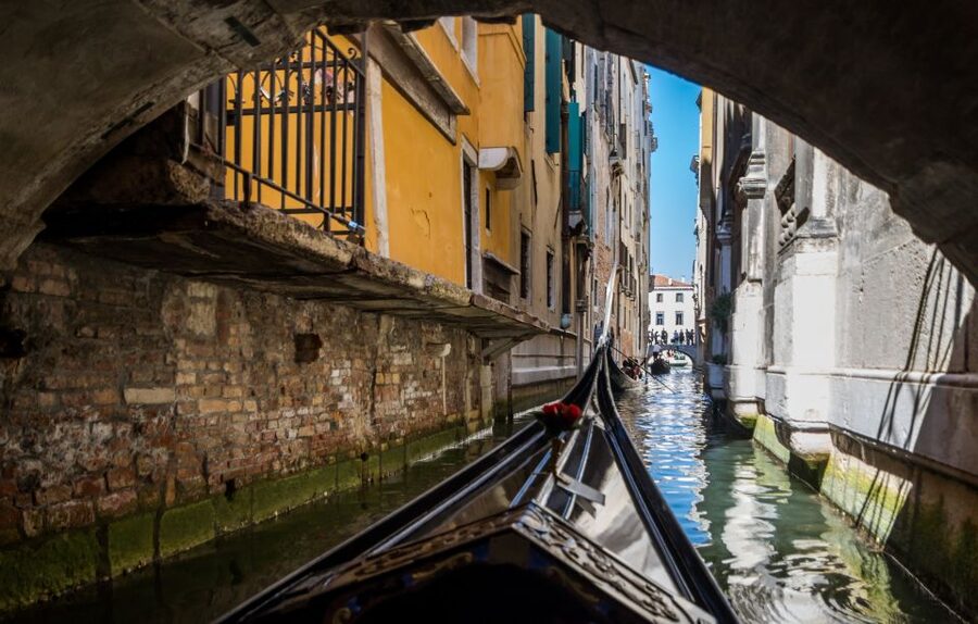 Venice: Shared Gondola Ride Across the Grand Canal - A Venice gondola, minus the private-boat price