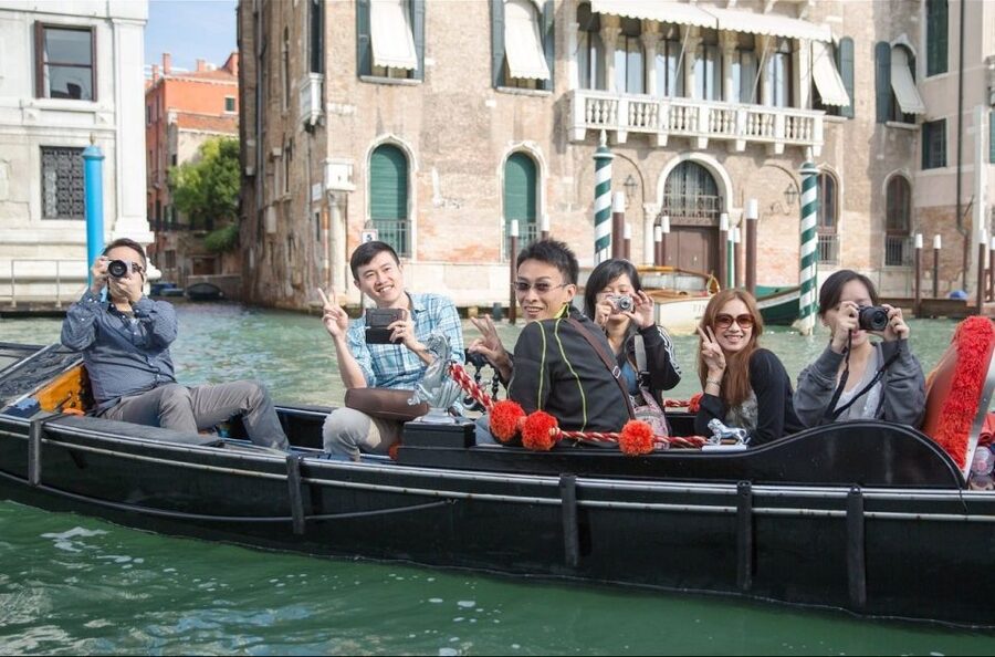 Venice Shared Gondola Ride - Basilica della Salute from the Water: A Dome with a Plague Story