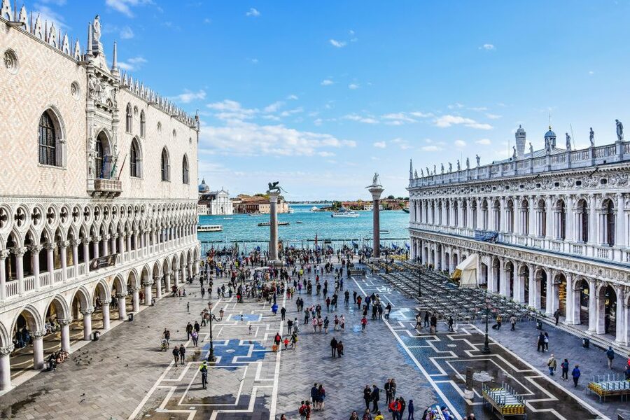 Venice: St. Mark's Basilica Ticket with Audio Guide - Meeting under the blue Clock Tower, then straight toward security