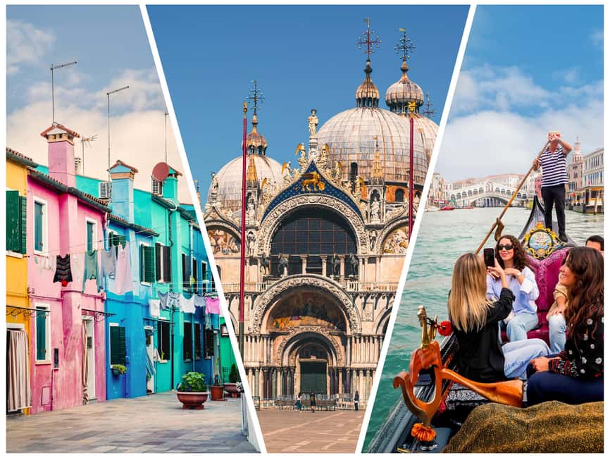 Venice: St Mark's, Doge's Palace, Murano & Burano Day Tour - Piazza San Marco and the Bridge of Sighs, photo stops that still teach you something