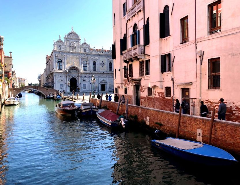 Venice Walking Tour and Gondola Ride Combo - St Mark’s Basilica and Doge’s Palace, seen from the street